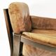 Mid-century leather armchair, Denmark, 1960s