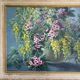 Huile sur toile « bouquet de fleurs »