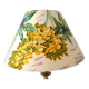 Lampshade, botanical vintage Jouy canvas, flowers