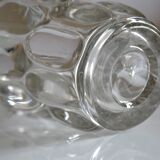 Vintage crystal vase, glassware to be identified, circa 1950 - 1960.