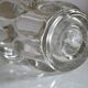 Vintage crystal vase, glassware to be identified, circa 1950 - 1960.