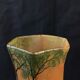 Vase verre émaillé legras art déco