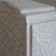 Cracked ceramic bedside lamp