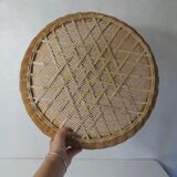 Large round rattan top