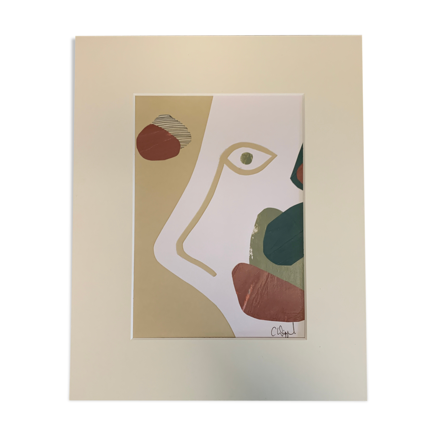 Collage 'Plain Vanilla Plus' of series 'Silhouettes'