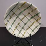 Deep plate Salins France, St Yves pattern, Vintage