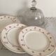 8 dessert plates, Digoin - Model Andrée