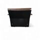 2 x Black shell & brown leather 620 chair programme lounge chair by Dieter Rams for Vitsoe, 1980s, top condition