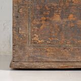 Ancien coffre en bois massif (Année 1830) #34