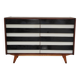 Commode U-453 noire par Jiri Jiroutek pour Interier Praha 1960