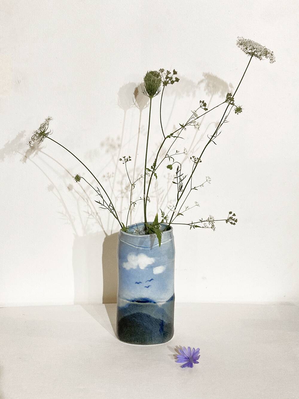 Virebent ceramic vase, design by Claire Debril