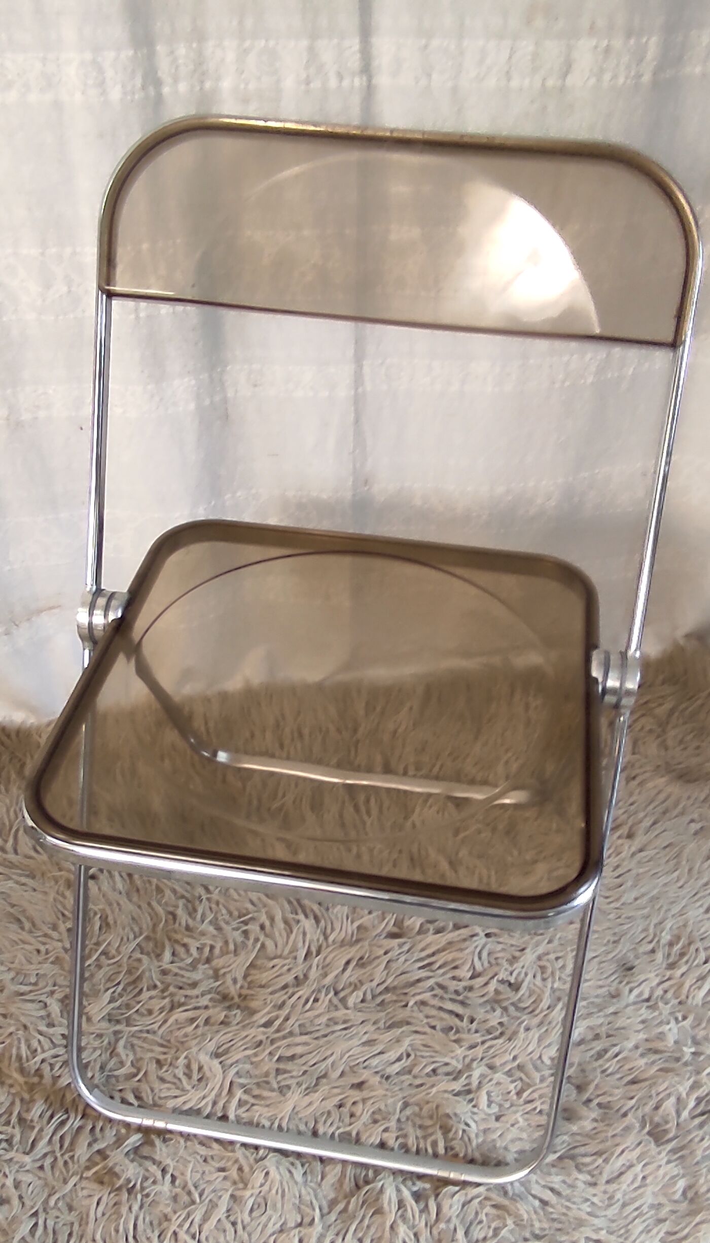 Duo of chairs "plia" by Giancarlo Piretti for Castelli, Italy 1970