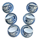 6 Tasses porcelaine de Chine