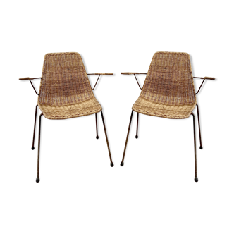 Paire de chaises Gian Franco Legler