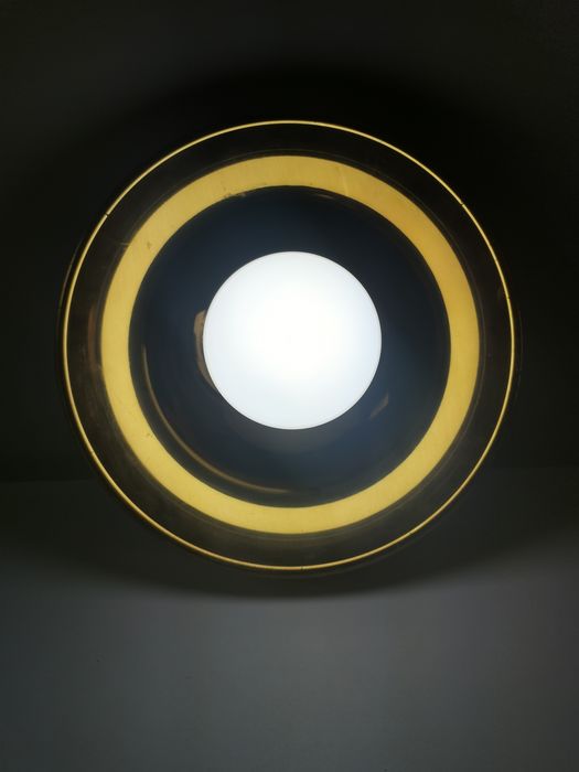 Italian brass wall lamp, diam. 39 cm
