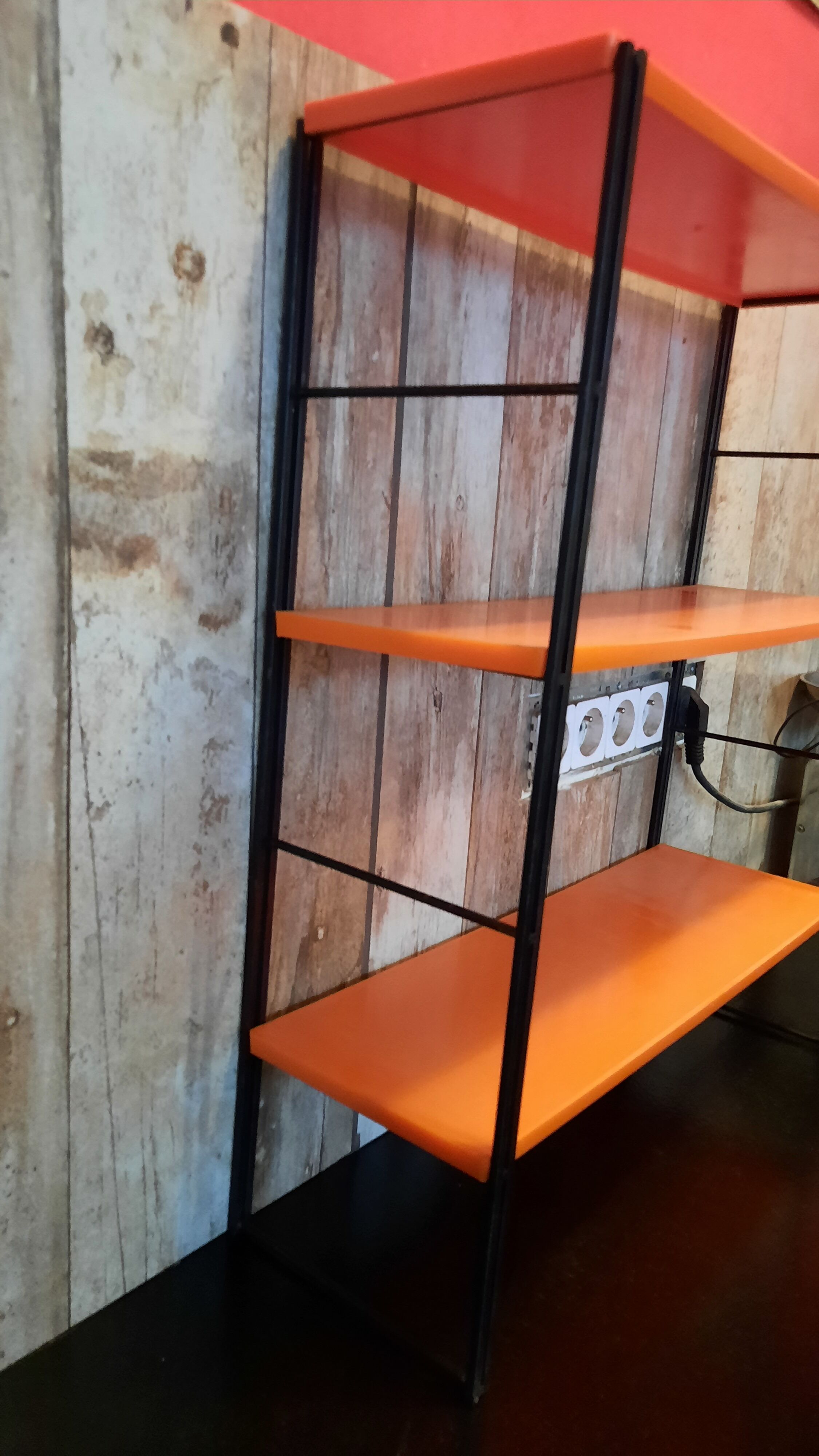 Orange thong shelf