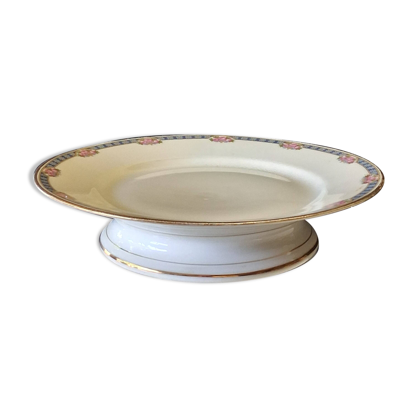 Piédouche ancien en porcelaine en bon état