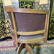 Fauteuil de bureau pivotant époque Art Déco