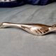 Vintage goose in flight bottle opener in silver metal