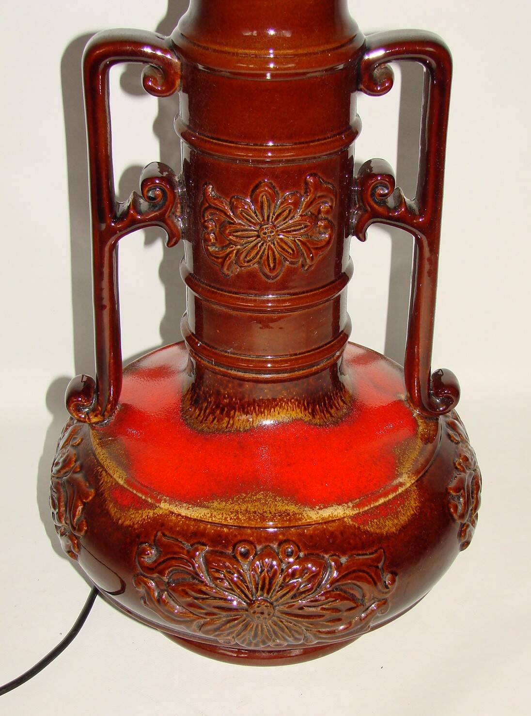 Ceramic floor lamp, 1970s.