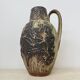Vintage Scheurich west Germany vase with horse decor , 1970s
