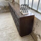 Brutalist sideboard attributed to De Coene, 1970s