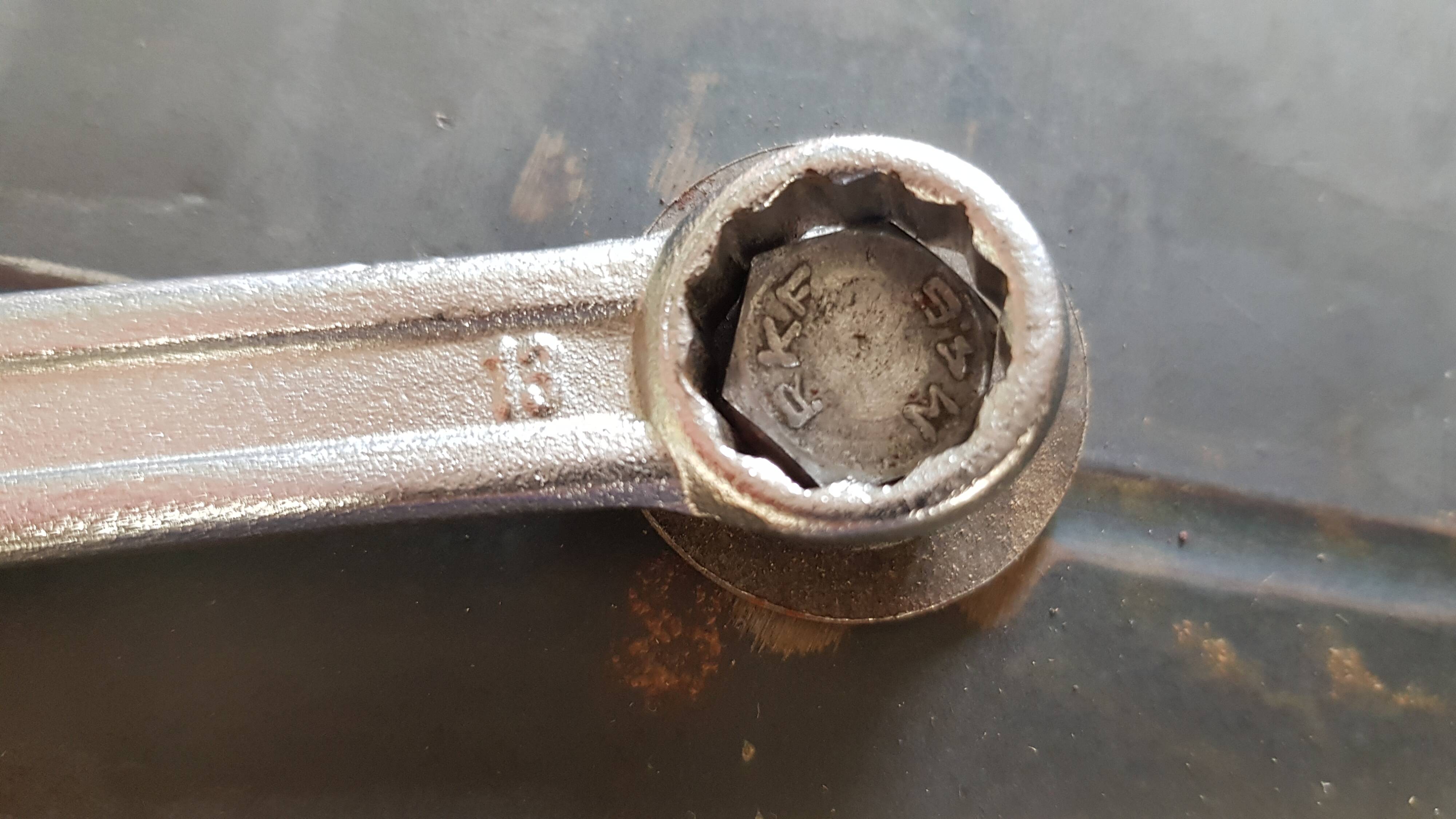 Industrial teak and metal table