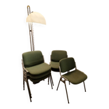 Suite of 6 DSC 106 chairs by Giancarlo Piretti for Castelli / Anonima.