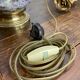 Ceramic and brass lamp