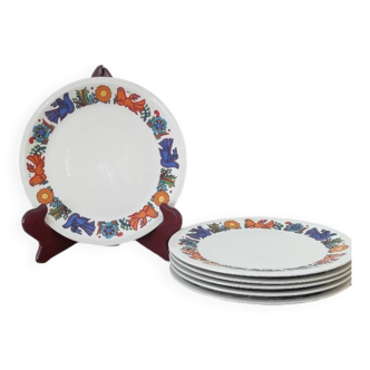 Acapulco dessert plate set