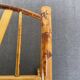 Étagère murale vintage bambou tigre années 70