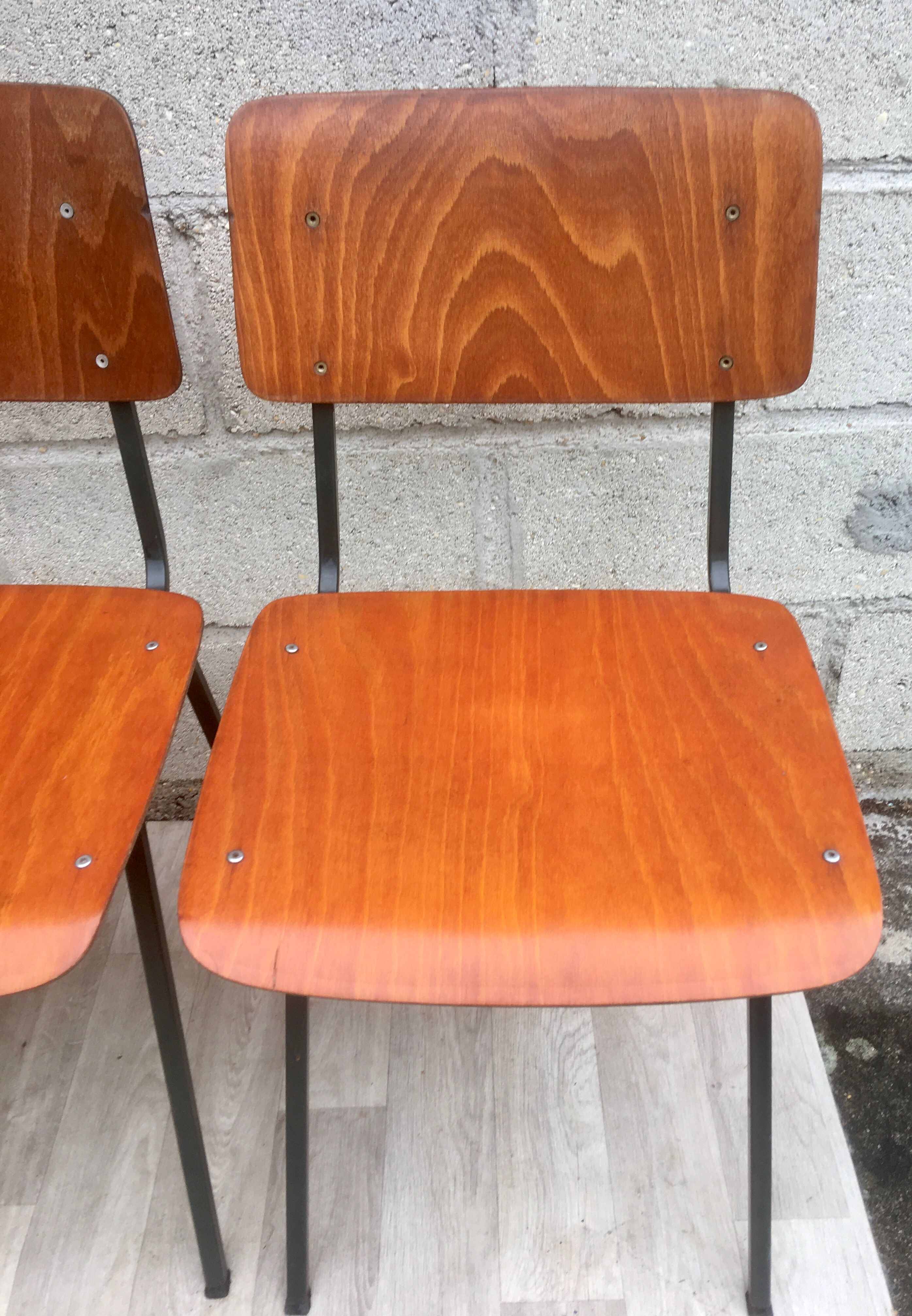 Set of 4 vintage chairs and design Eromes