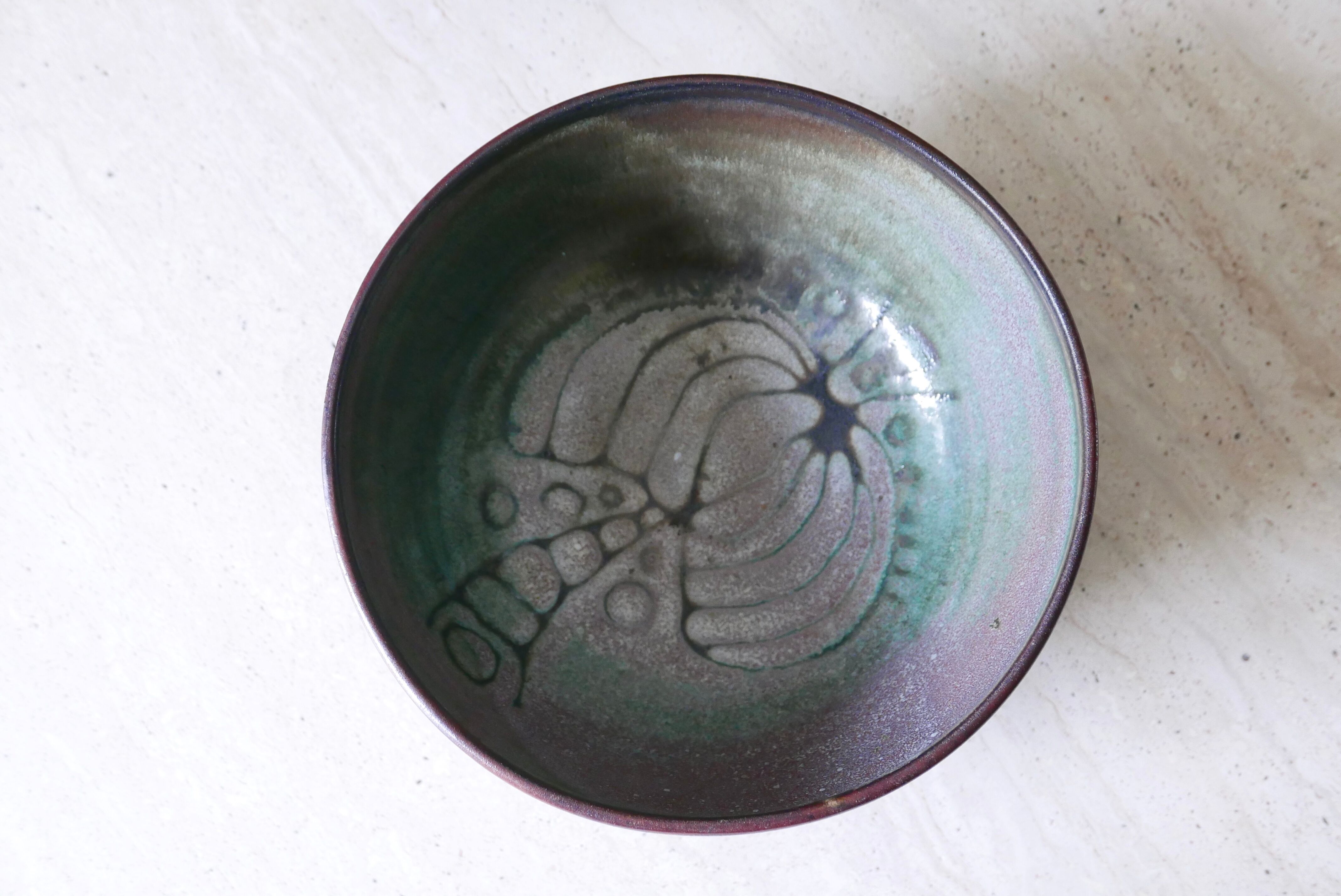 Ceramic salad bowl by Michel and Nicole Anasse, 1960s