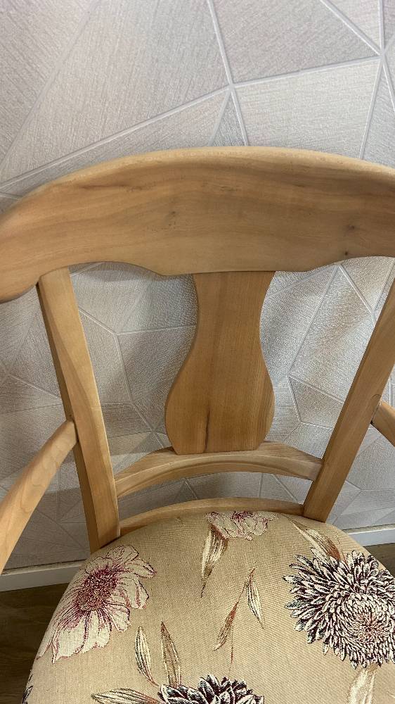 Vintage airbrushed Directory armchair