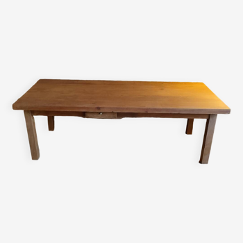 Grande table basse de ferme