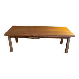 Grande table basse de ferme