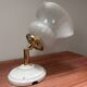 Vintage glass and ceramic tilting wall light