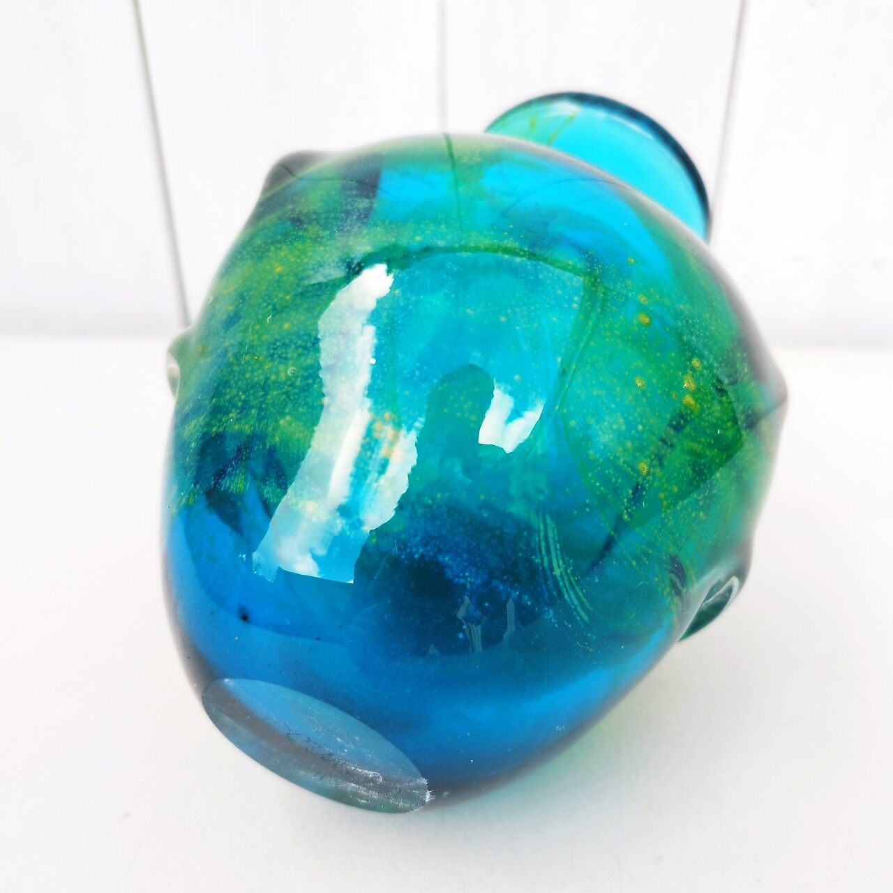 Thick glass vase design Molina Italy