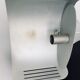 Brushed aluminum table lamp with pebble switch by Walter and Moretti 1970