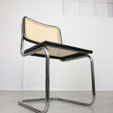 Vintage black B32 Cesca Chair by Marcel Breuer, 80s