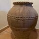 Ancient terracotta pottery jar