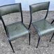 Série de 6 chaises’s d’école industrielle empilable