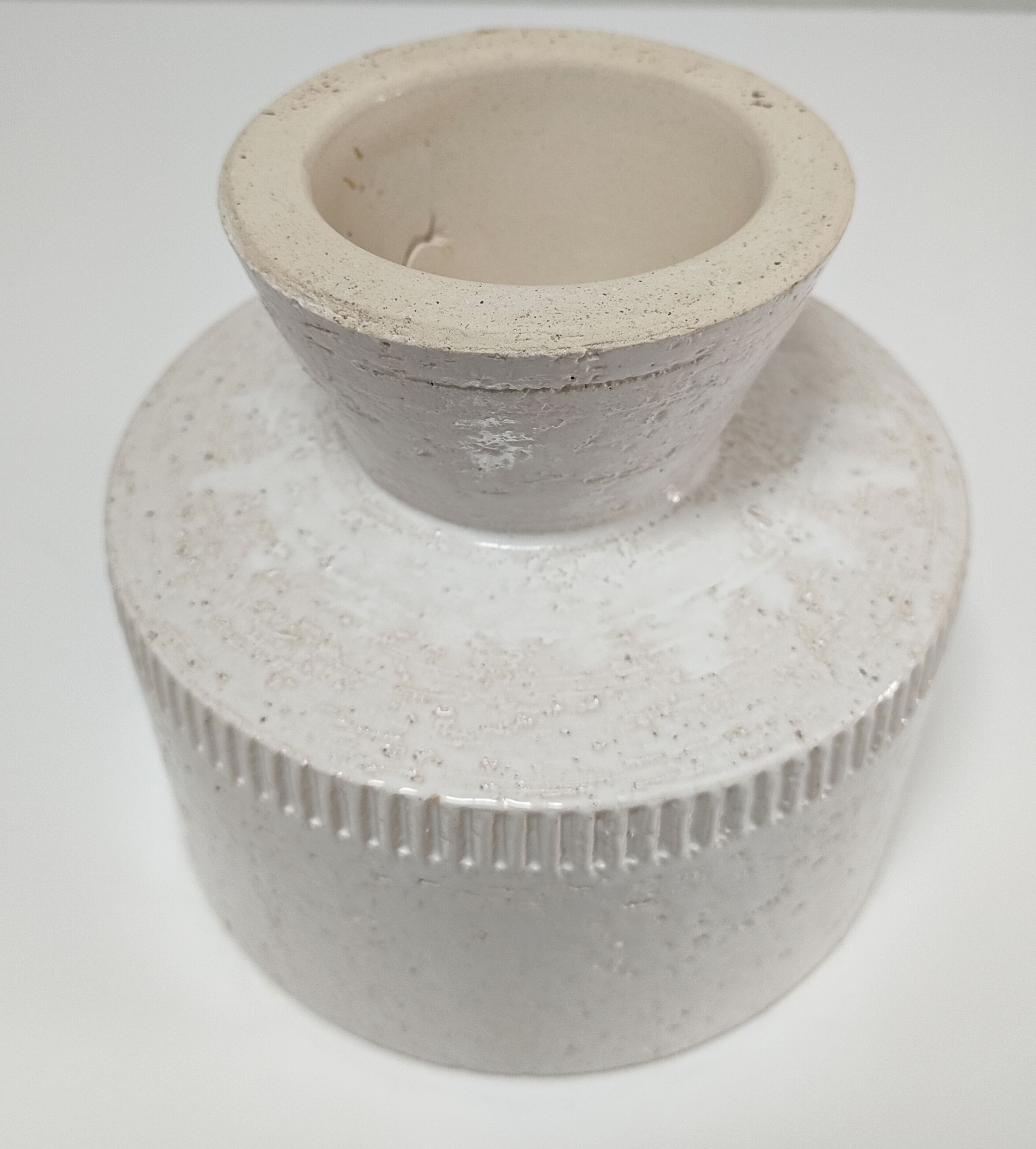 Vase céramique pour ikebana années 70