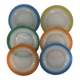 6 Duralex daisy plates