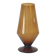 Vintage amber glass vase from the 60s/70s.