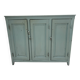 Parisian buffet with three doors in patinated beech, 20th century.