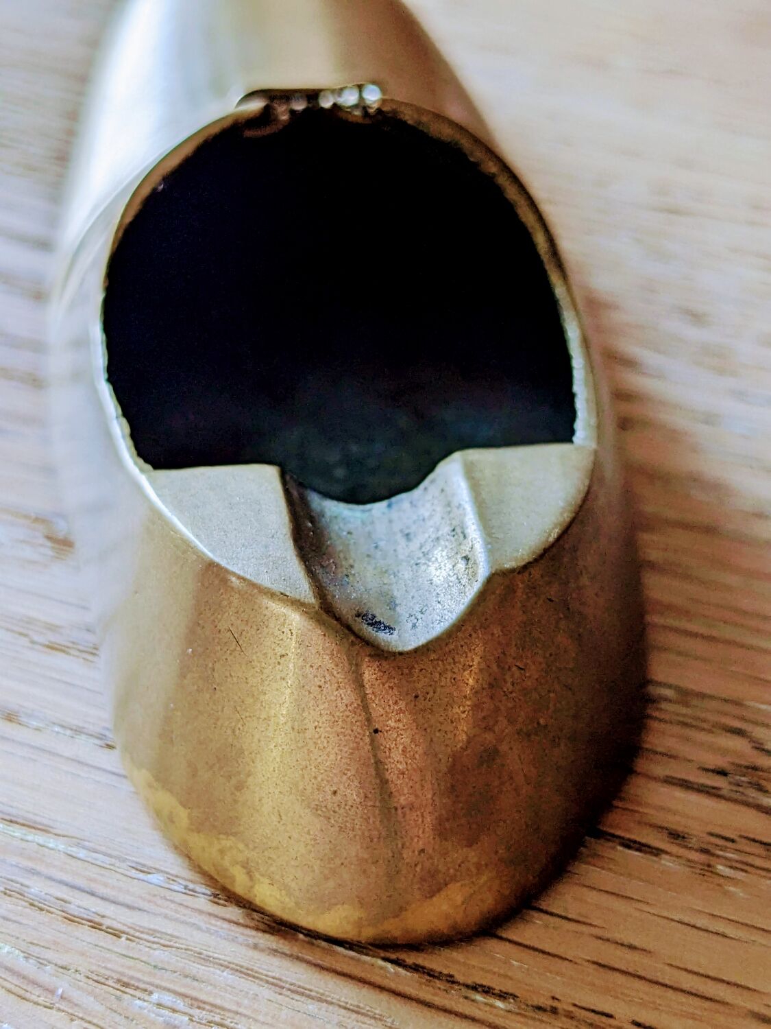 Vintage brass ashtray