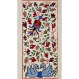 Vintage Turkish hand-knotted rug 50x90 cm