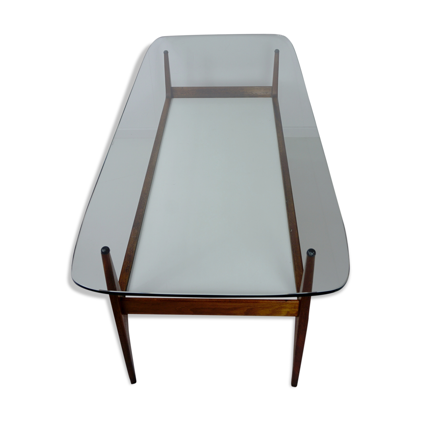 1960s teak coffee table designed by Jos De Mey