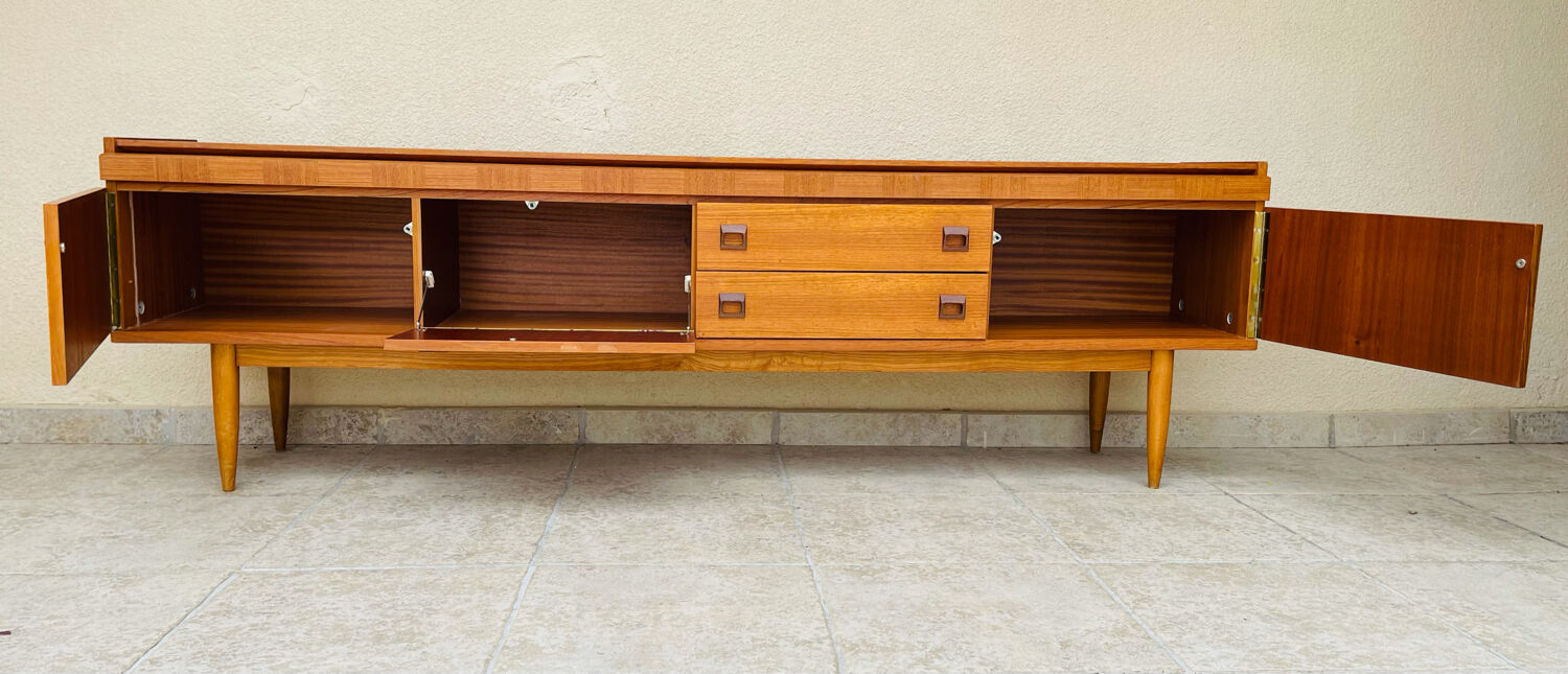 Scandinavian teak row